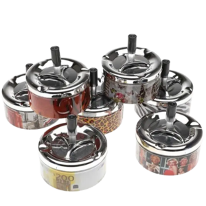 Ashtray With Spinning Tray